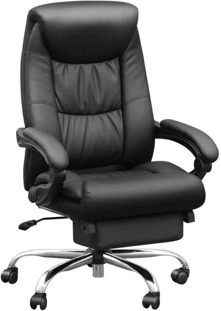 Duramont Reclining Leather Office Chair - High Back Executive Chair