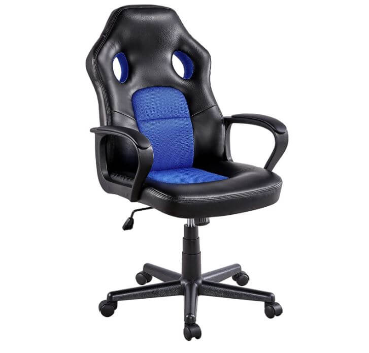 Yaheetech Office Gaming Chair Racing Chair Lumbar Support Desk Chair