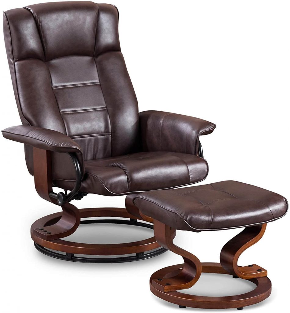 Mcombo Swiveling Recliner Chair