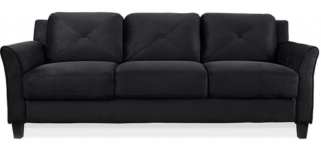 LifeStyle Solutions Collection Grayson Micro-Fabric Sofa - Best Couches For Heavy Person