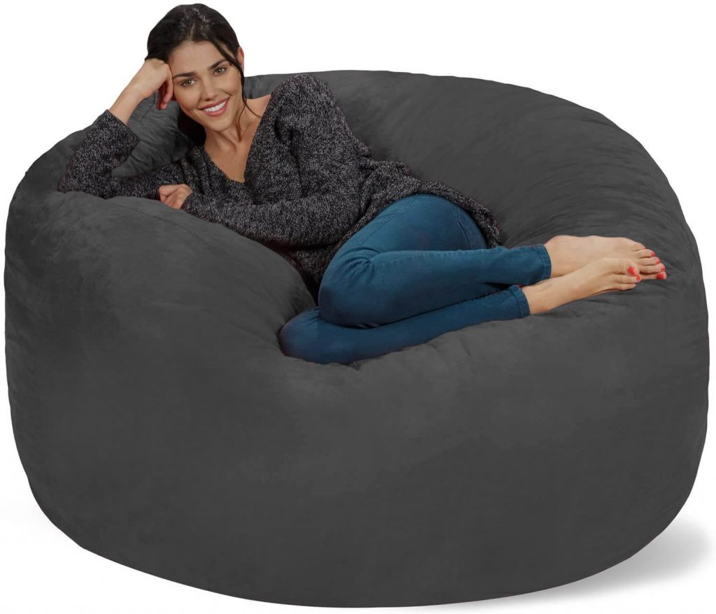Chill Sack Bean Bag Chair: Giant 5' Memory Foam Furniture Bean Bag