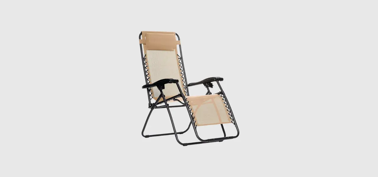 Amazon Basics Textilene Adjustable Zero Gravity Chair