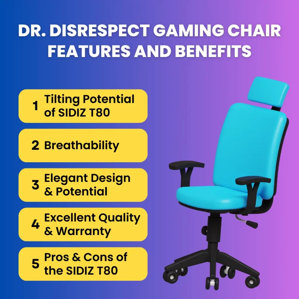 Dr. Disrespect Gaming Chair Features And Benefits