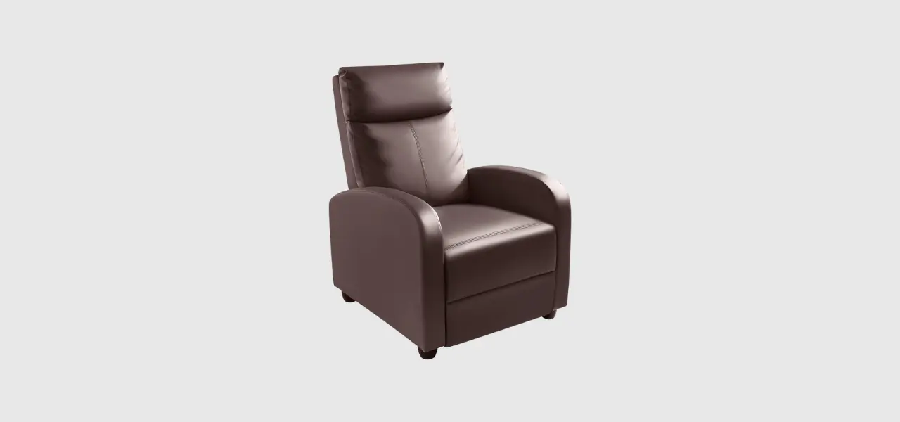 Homall Single Padded Seat Leather Recliner