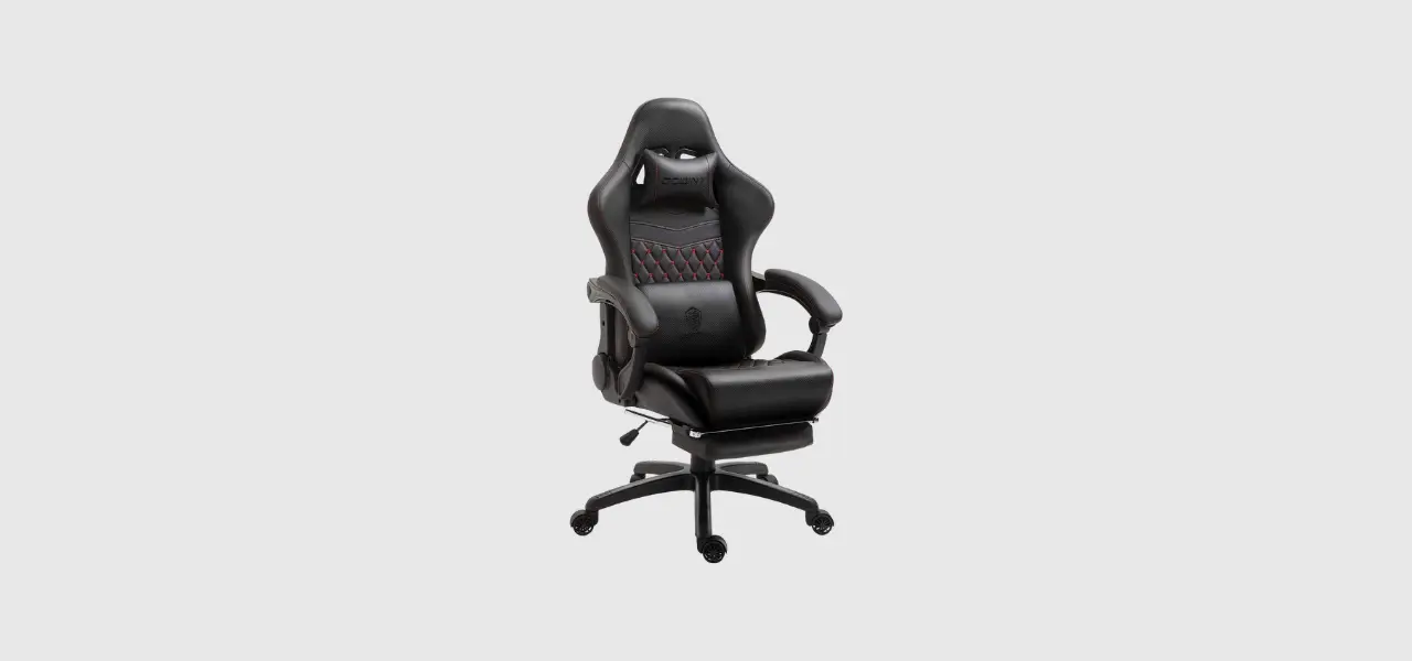 Dowinx Gaming Chair Office Chair PC Chair with Massage Lumbar Support