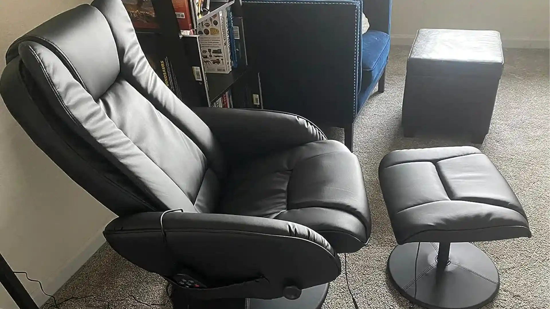 Faux Leather Electric Massage Recliner Chair
