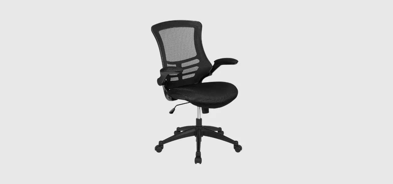 Flash Furniture Mid-Back Black Mesh Swivel Ergonomic Task Office Chair