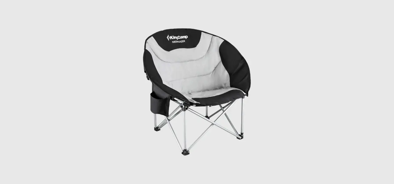 KingCamp Camping Chair Moon Round Saucer