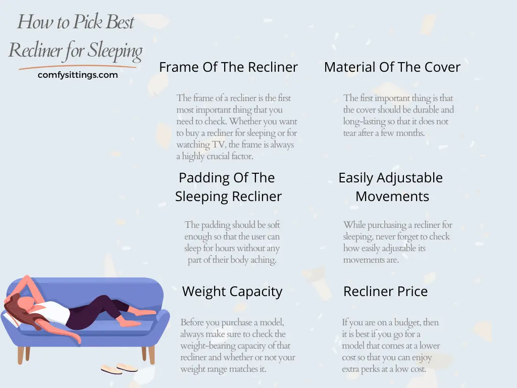 How to Pick Best Recliner for Sleepin