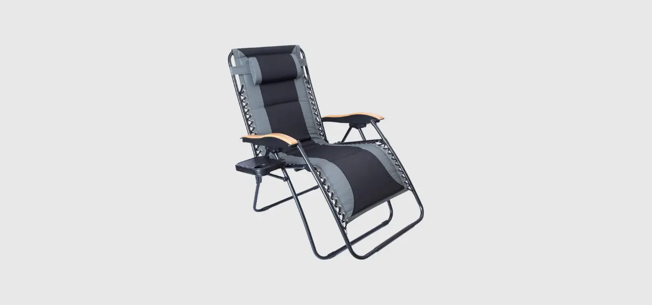 LUCKYBERRY Deluxe Oversized Padded Zero Gravity Chair