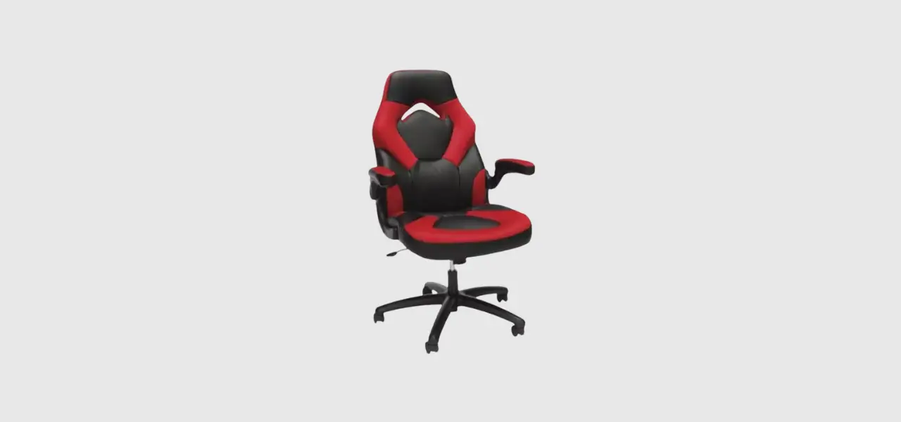 OFM Essentials Racing Style Leather Gaming Chair