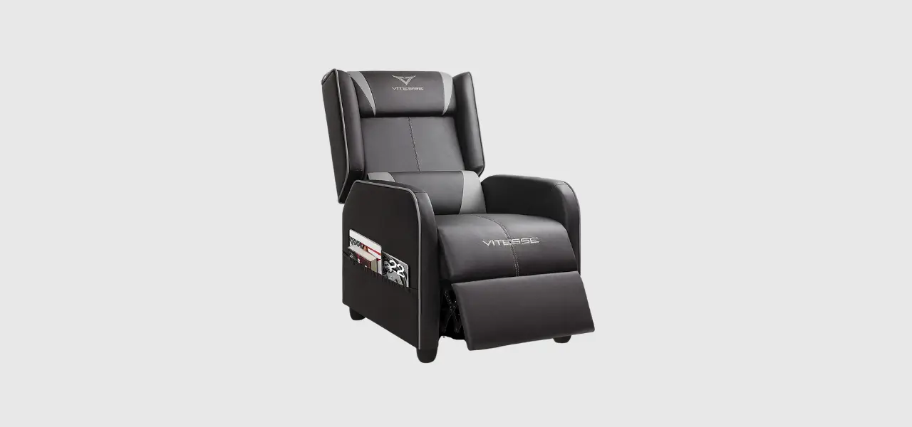 Vitesse Gaming Recliner Chair Racing Style Single Ergonomic Lounge Sofa