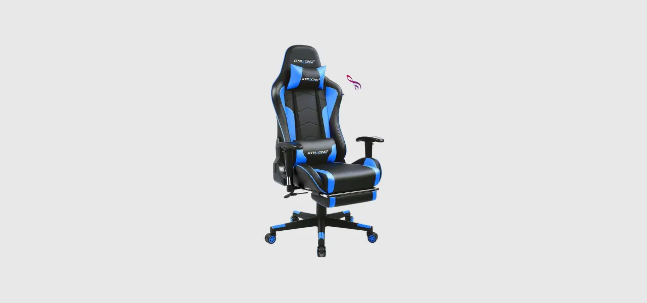 GTRACING Gaming Chair with Bluetooth Speakers