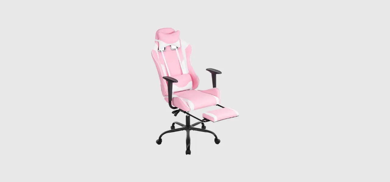 PC Gaming Chair With Lumbar Support