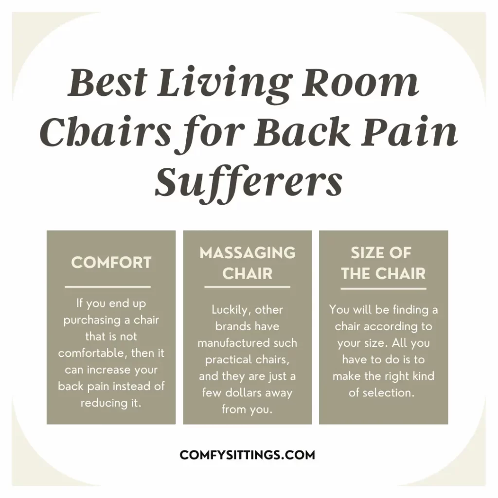 Best Living Room Chairs for Back Pain Sufferers