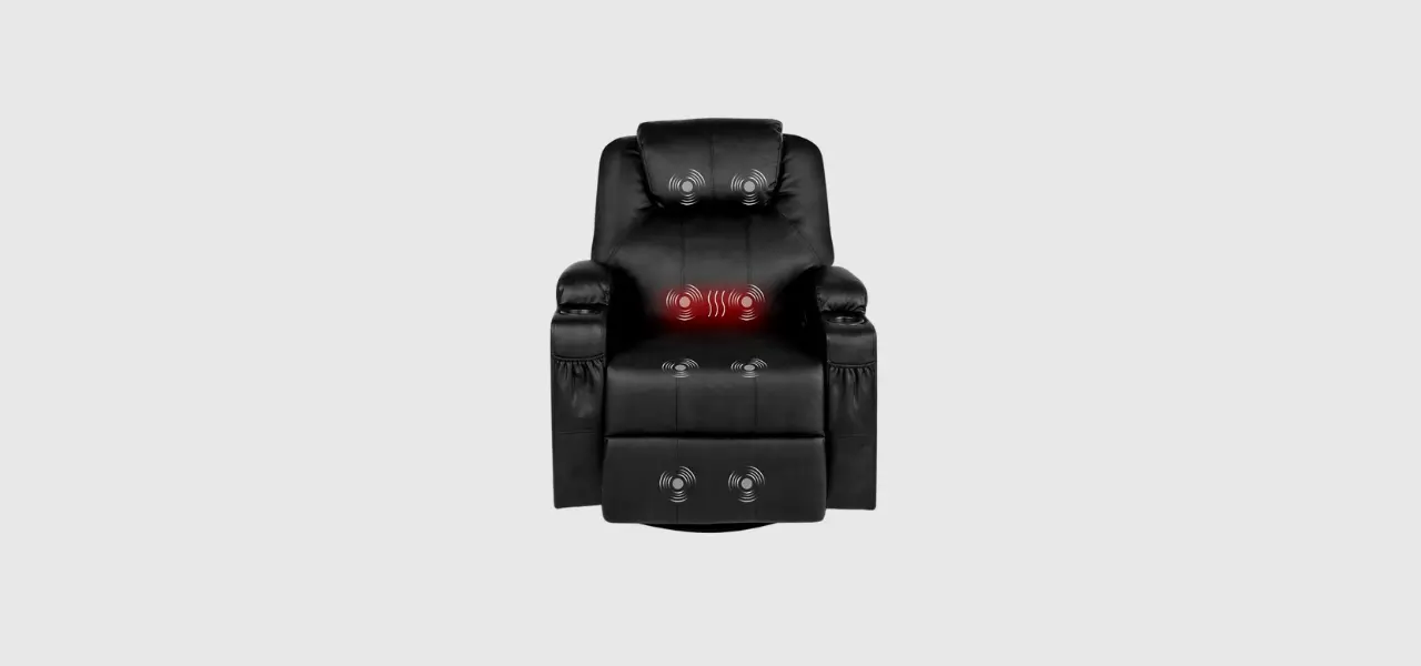Esright Massage 360 Degree Swivel Recliner Chair