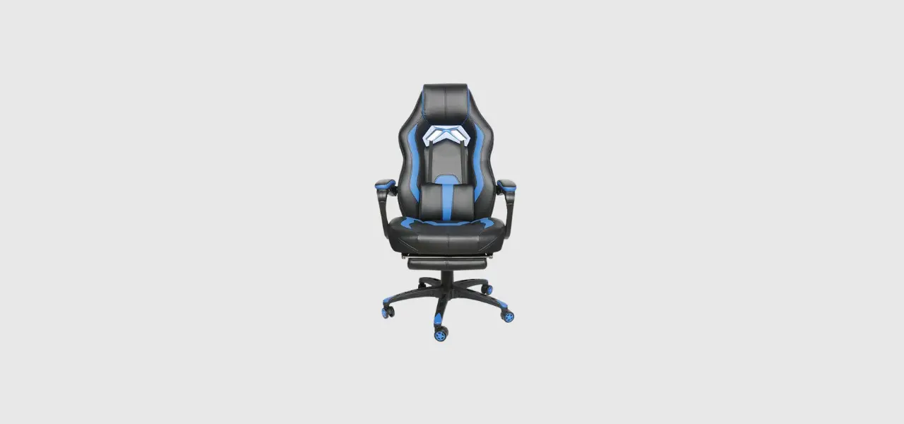 LUCKWIND Reclining Gaming Chair With Footrest