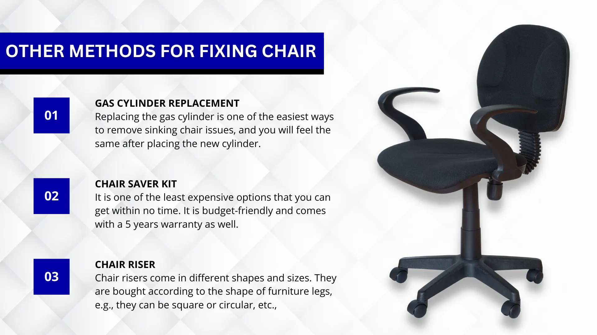 Other Methods for Fixing Chair